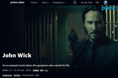 is john wick free on amazon prime|Watch John Wick 